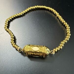 Lucky Eye Turkish White Enamel Courage Bracelet